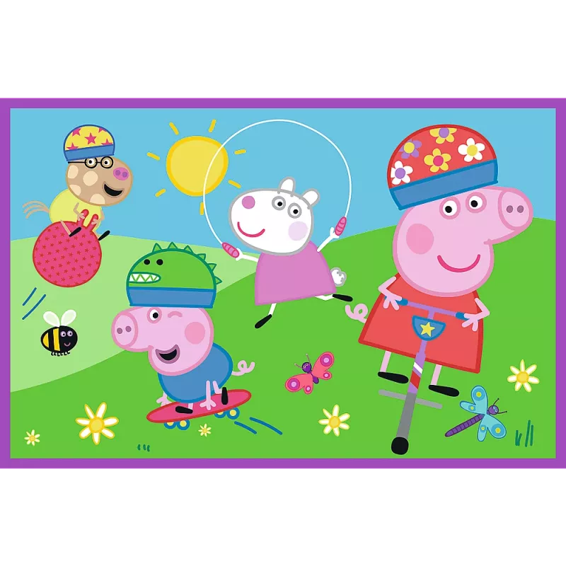 Puzzle 2x24 Peppa en el parque infantil Peppa Pig 34435