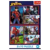Puzzle 2x70 Spider Stories Disney Marvel Spiderman Trefl 34443