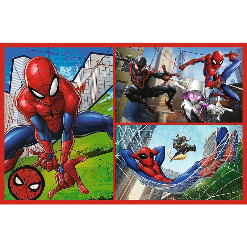 Puzzle 2x70 Spider Stories Disney Marvel Spiderman Trefl 34443