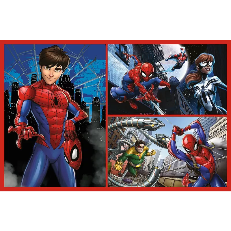 Puzzle 2x70 Spider Stories Disney Marvel Spiderman Trefl 34443