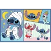 Puzzle Trefl 2x70 There's no boredom with Stitch Disney Lilo Stitch Trefl 34444