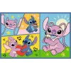 Puzzle Trefl 2x70 There's no boredom with Stitch Disney Lilo Stitch Trefl 34444