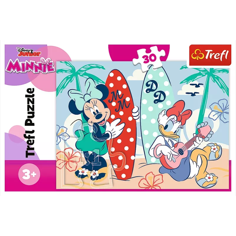 Puzzle Trefl - 30 - Colorful Minnie - Disney Minnie Trefl 18302