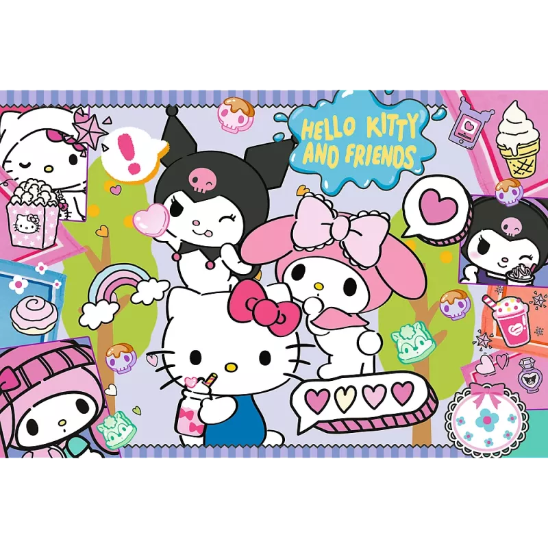 Puzzle 300 Crazy Trio Hello Kitty