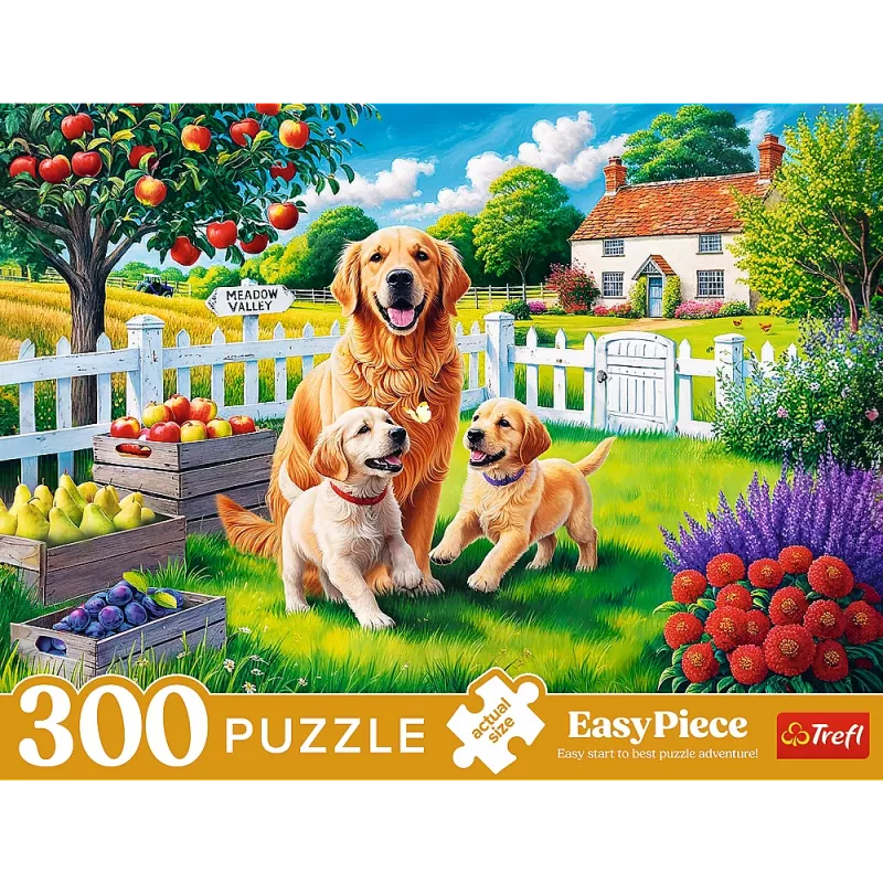 Puzzle 300 EasyPiece Perros en el campo Trefl 23101