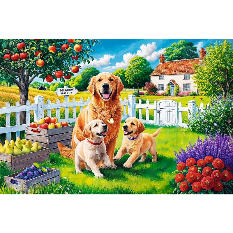 Puzzle 300 EasyPiece Perros en el campo Trefl 23101