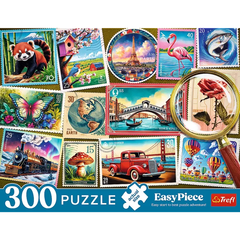Puzzle 300 EasyPiece Trefl Postage Stamps 23100