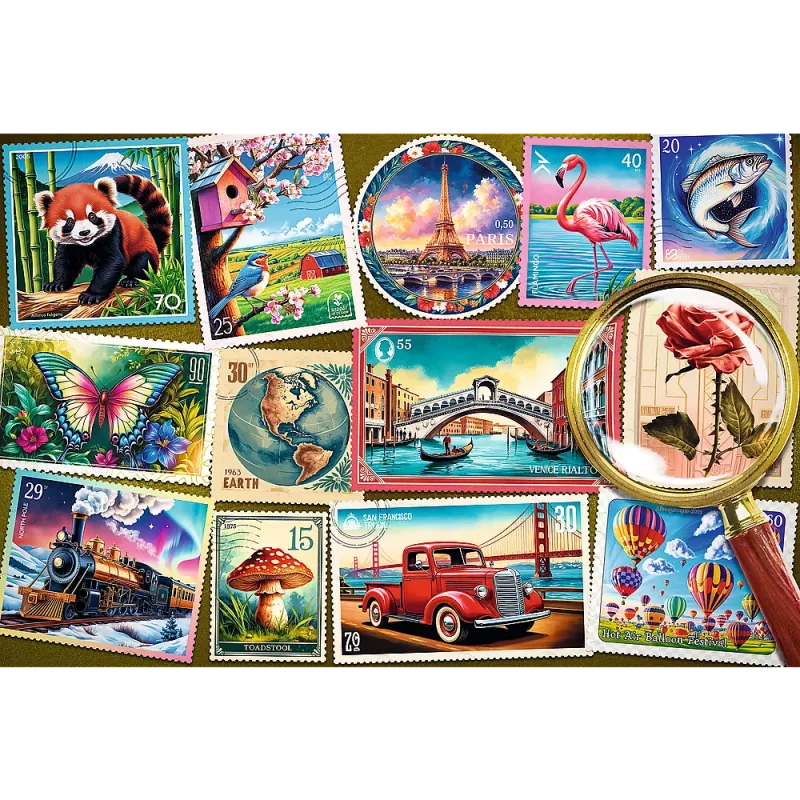 Puzzle 300 EasyPiece Trefl Postage Stamps 23100