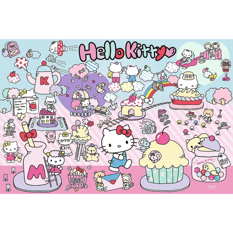 Puzzle 300 piezas Descubre el mundo de Hello Kitty Hello Kitty Trefl 23031