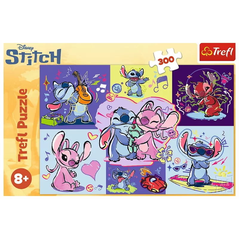Puzzle Trefl - 300 piezas - Spirited Stitch - Disney Lilo and Stitch Trefl 23033