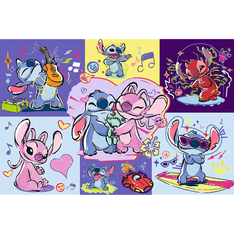 Puzzle Trefl - 300 piezas - Spirited Stitch - Disney Lilo and Stitch Trefl 23033