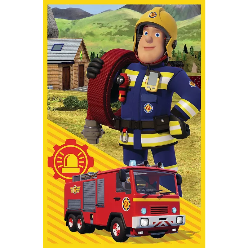 TREFL PUZZLE Puzzle - 3x50 - Fireman Sam Parque de bomberos tripulación