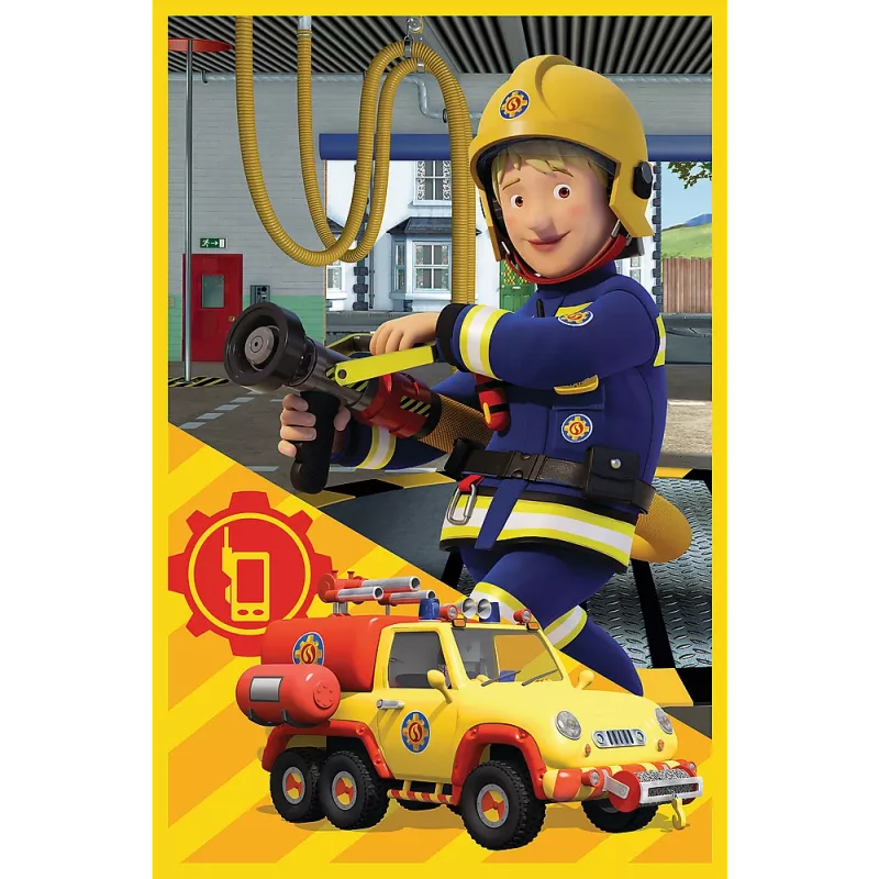 TREFL PUZZLE Puzzle - 3x50 - Fireman Sam Parque de bomberos tripulación