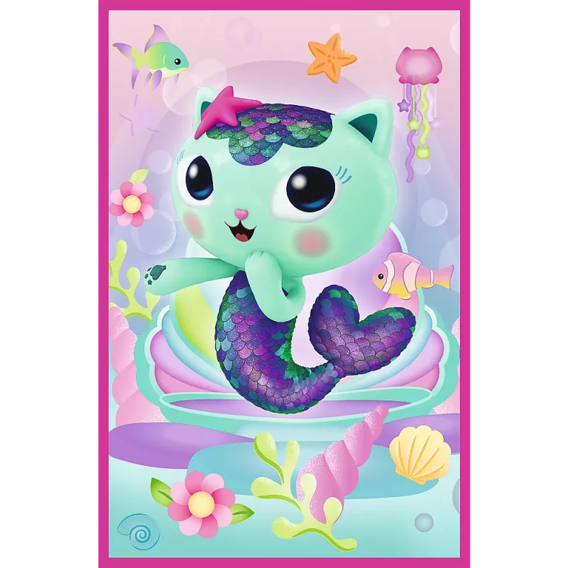 Puzzle Trefl 3x50 - Meet Gabby and the Gabbys Dollhouse Trefl 34876