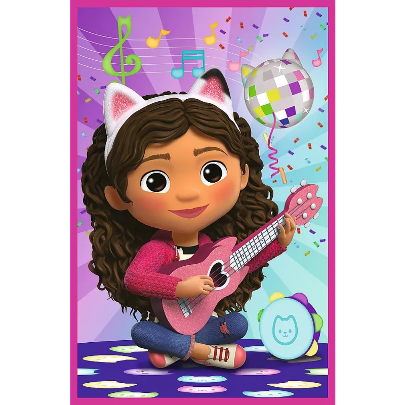 Puzzle Trefl 3x50 - Meet Gabby and the Gabbys Dollhouse Trefl 34876