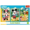 TREFL PUZZLE Puzzle - 3x50 - Ratones de vacaciones Disney Trefl 34881