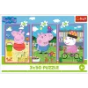 Puzzle Trefl - 3x50 - The Power of Friendship / Peppa Pig Mix 70% 34877