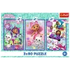 Puzzle Trefl 3x80 - Colorful Days of Gabby Trefl 34882