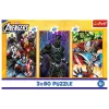 Puzzle Trefl - 3x80 - Days full of action - Disney Marvel The Avengers Trefl 34883