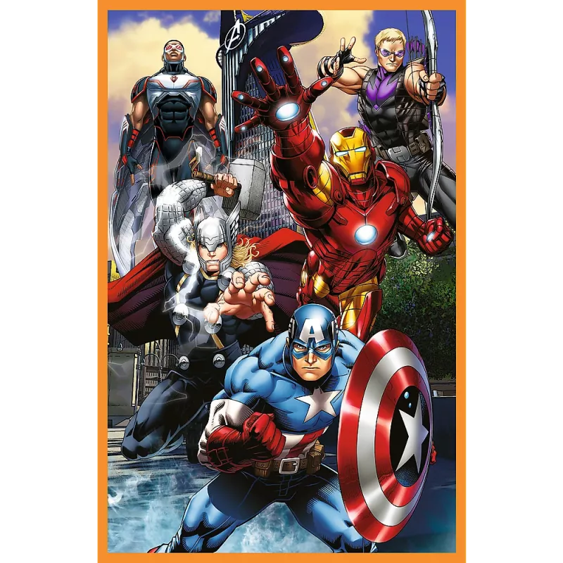 Puzzle Trefl - 3x80 - Days full of action - Disney Marvel The Avengers Trefl 34883