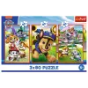 Puzzle Trefl - 3x80 - Dog Pack Paw Patrol Trefl 34886