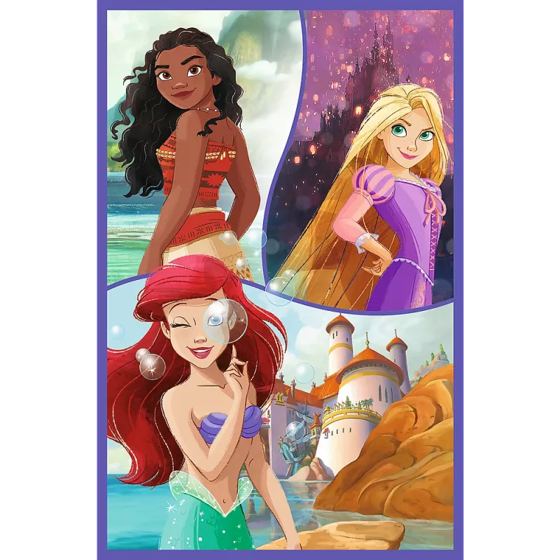 Puzzle Trefl - 3x80 - Princess friends - Disney Princess Trefl 34884
