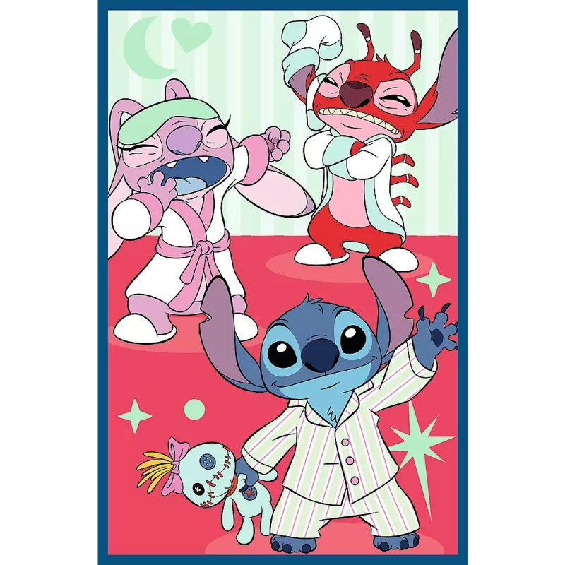 Puzzle Trefl - 3x80 - Stitch World Trefl 34885