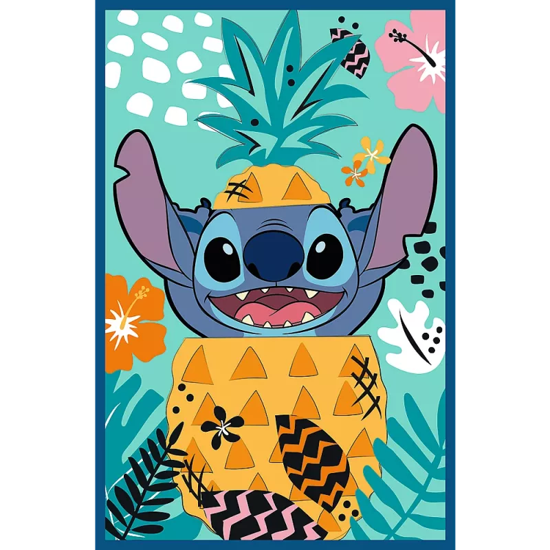 Puzzle Trefl - 3x80 - Stitch World Trefl 34885