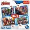 Puzzle 4 en 1 Brave Avengers 26006