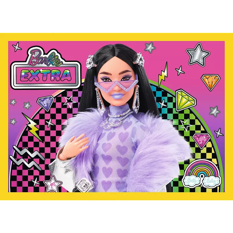 Puzzle 4 en 1 Happy World of Barbie Trefl 34626