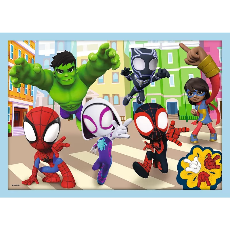 Puzzle 4en1 (12, 15, 20, 24) Ekipa Spidaya 34611