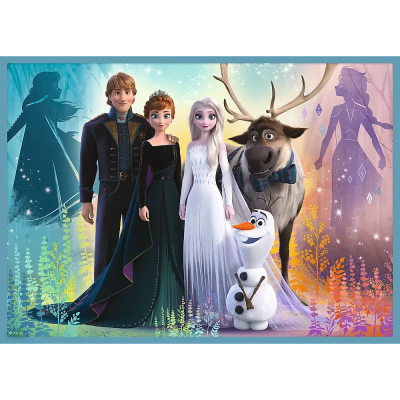 Puzzle 4en1 (12, 15, 20, 24) The Amazing World of Frozen Trefl 34381