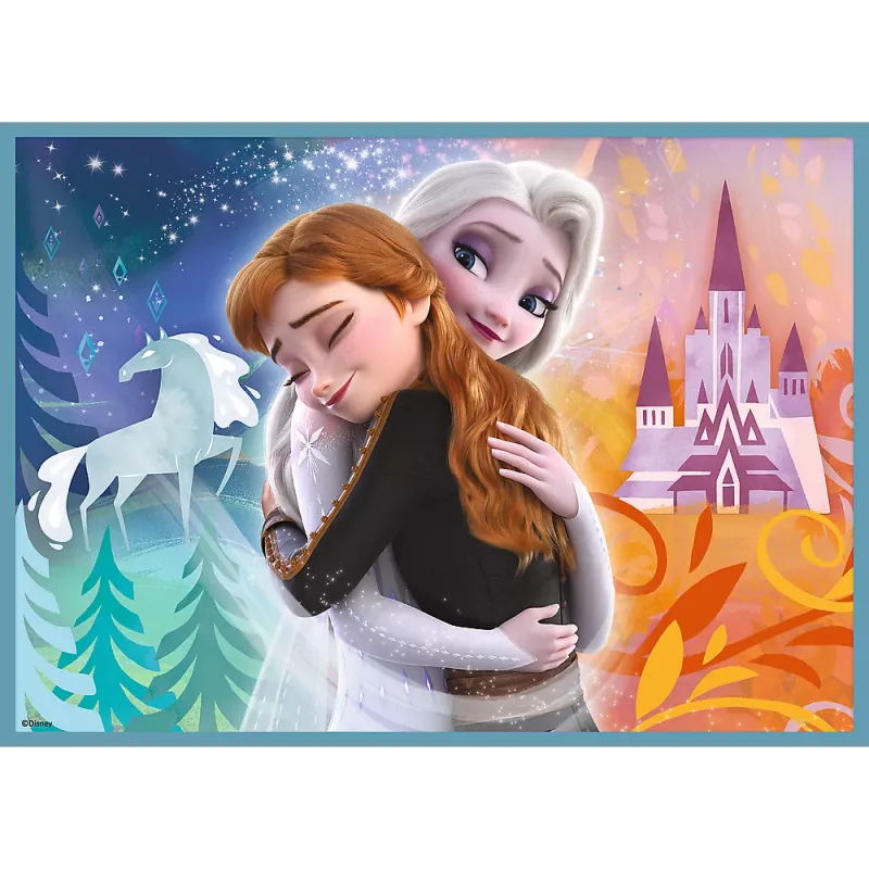 Puzzle 4en1 (12, 15, 20, 24) The Amazing World of Frozen Trefl 34381