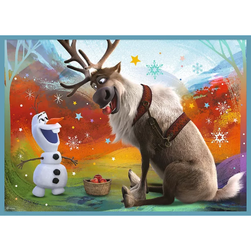 Puzzle 4en1 (12, 15, 20, 24) The Amazing World of Frozen Trefl 34381