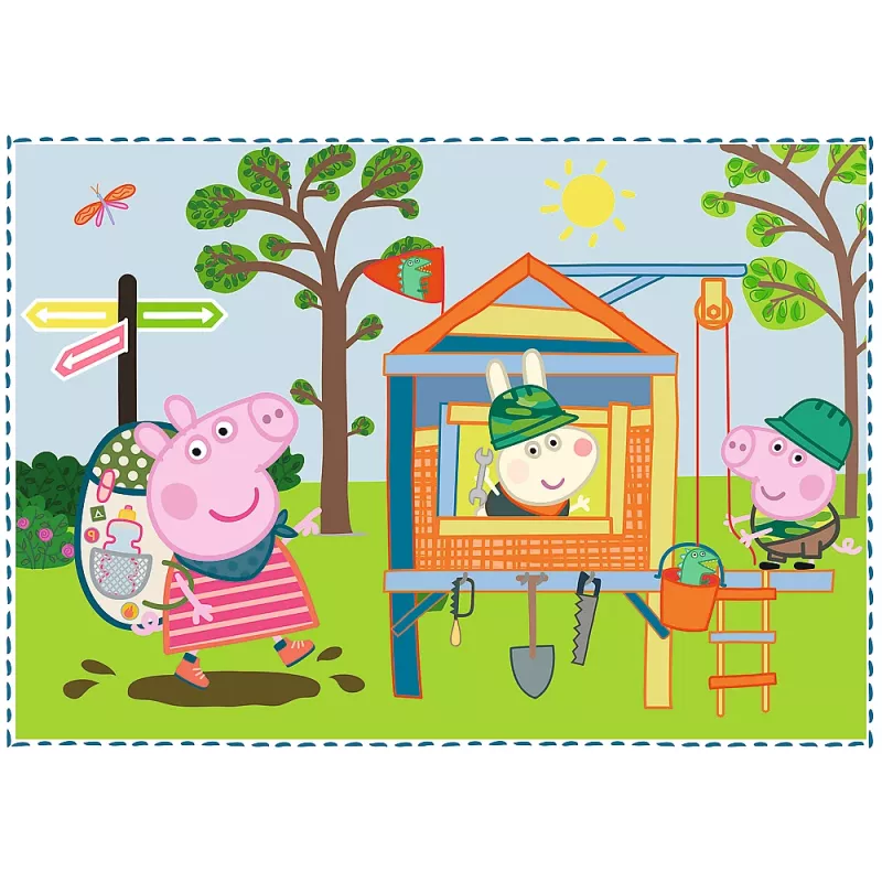 Puzzle 4en1 Holiday Memories Peppa Pig 34359