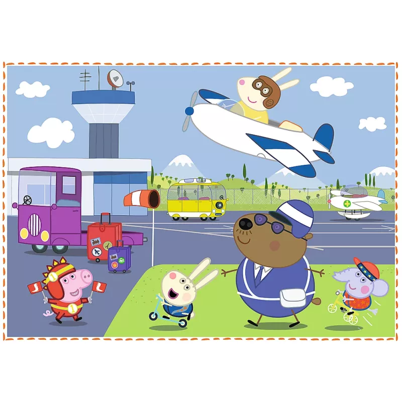 Puzzle 4en1 Holiday Memories Peppa Pig 34359