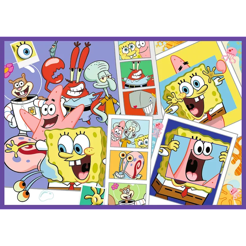 TREFL PUZZLE Puzzle - 4x250 - El mundo loco de Bob Esponja Trefl 13342