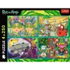 Puzzle TREFL - 4x250 - The Crazy World of Rick and Morty - Warner Rick and Morty Trefl 13338