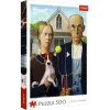 Puzzle TREFL 500 - American Gothic: Dog Edition Trefl 37526
