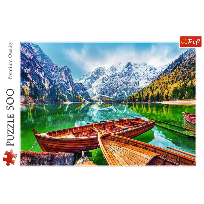 TREFL PUZZLE Puzzle – 500 – Lago de Braies, Italia Trefl 37486