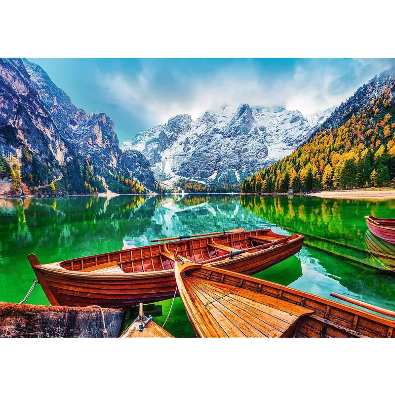 TREFL PUZZLE Puzzle – 500 – Lago de Braies, Italia Trefl 37486