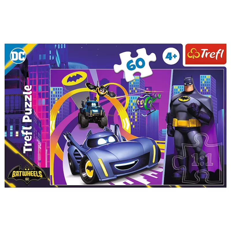TREFL PUZZLE Puzzle - 60 - Batman y sus vehículos