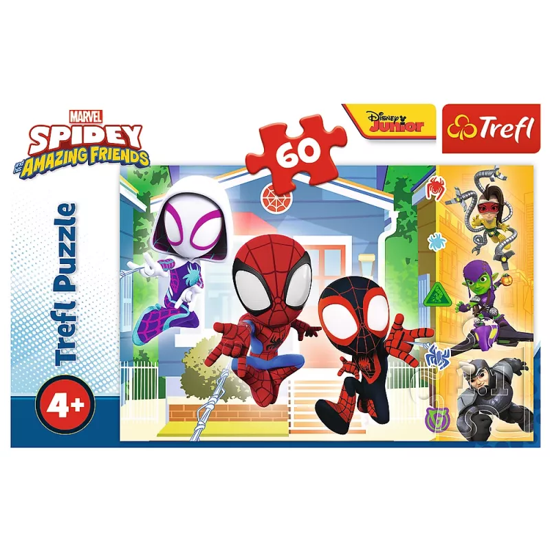 TREFL PUZZLE Puzzle - 60 - En el mundo de Spidey Trefl 17371