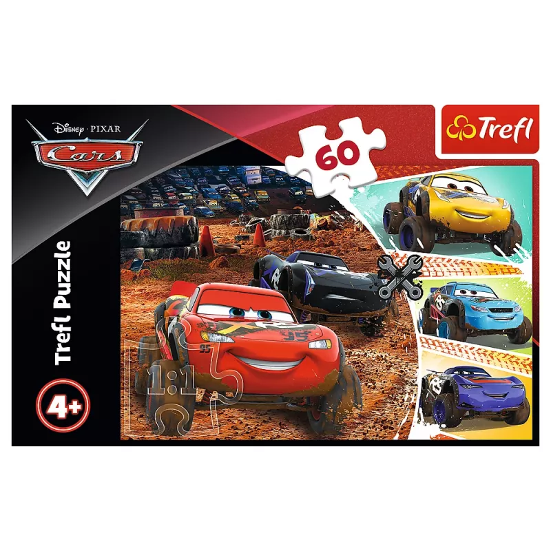 TREFL PUZZLE Puzzle - 60 - Lightning McQueen con amigos - Disney Cars 3 17327