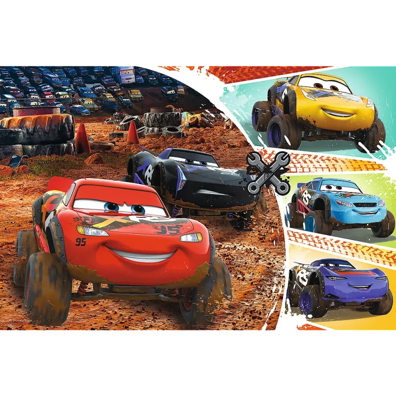 TREFL PUZZLE Puzzle - 60 - Lightning McQueen con amigos - Disney Cars 3 17327
