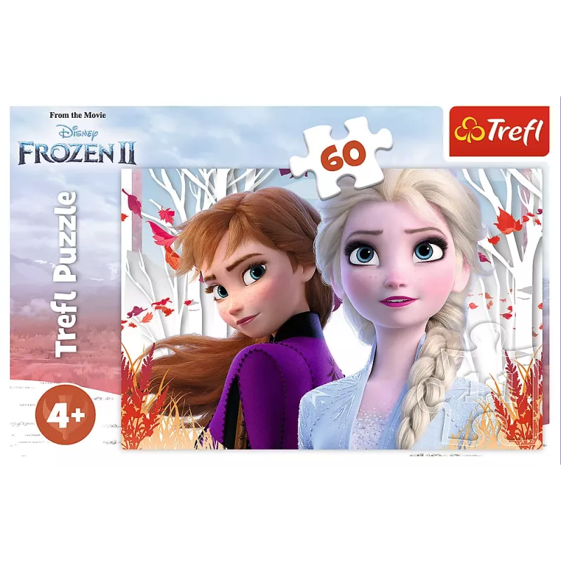 TREFL PUZZLE Puzzle 60 El mundo mágico de Anna y Elsa