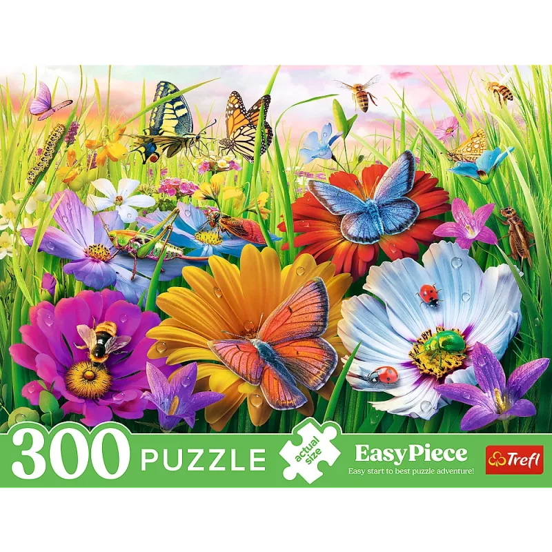 Puzzle 300 EasyPiece Insectos en la pradera Trefl 23103