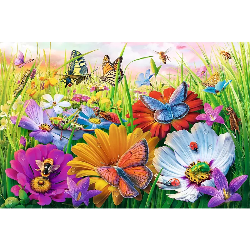 Puzzle 300 EasyPiece Insectos en la pradera Trefl 23103