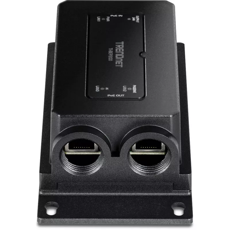 TRENDnet Extensor PoE+ Industrial Activo/Pasivo Gigabit de 2 Puertos