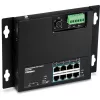 TRENDnet TI-PG102F switch industrial Gigabit PoE+ de 8 puertos